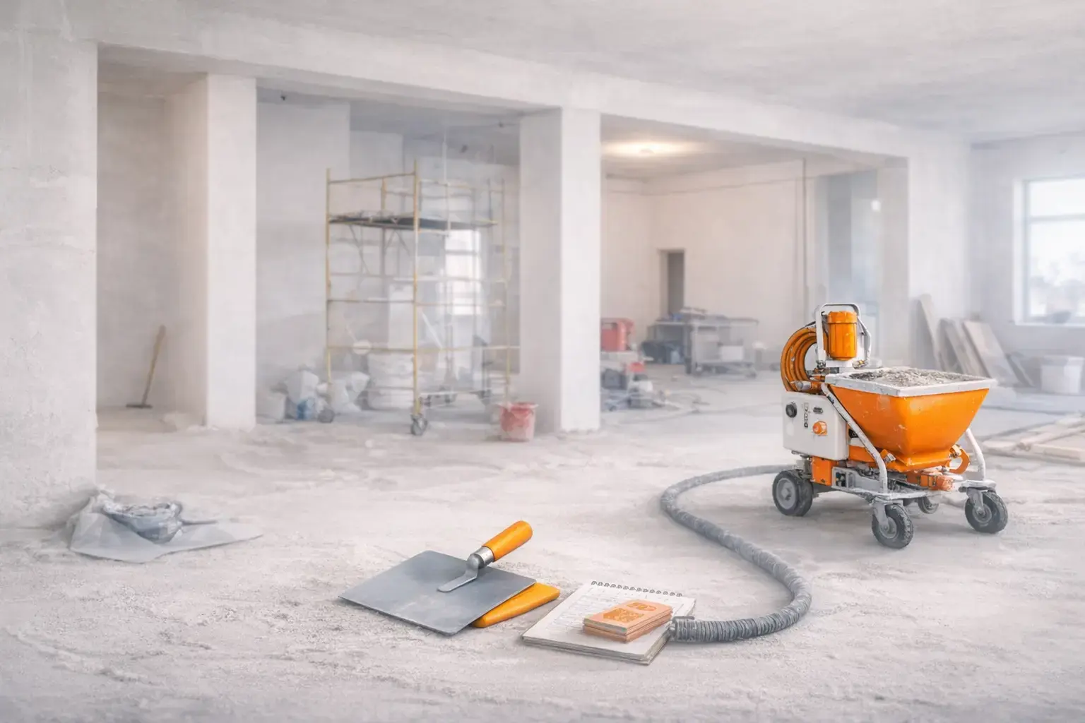 Машинна штукатурка